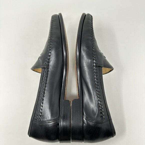 Rangoni Black Leather Slip on Loafer Shoes US Size 8.5 - Picture 11 of 15